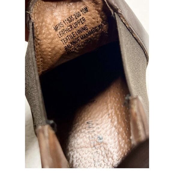 Mens Florsheim Streets WT Chelsea Boots Size 10 Brown Leather Wingtip Brogue EUC main image 12